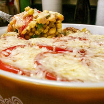 Super easy, creamy and delicious baked corn recipe.