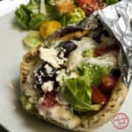 The Greek Inspired Chicken Stuffed Pita Wrap 2 The Greek Inspired Chicken Stuffed Pita Wrap