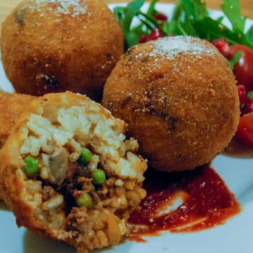 Arancini Sicilian Risotto Balls Comfortable Food