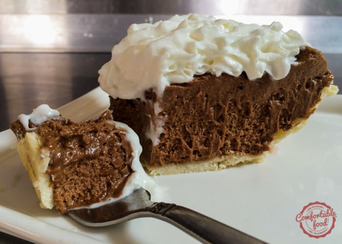 A recipe for very rich and creamy french silk chocolate pie.