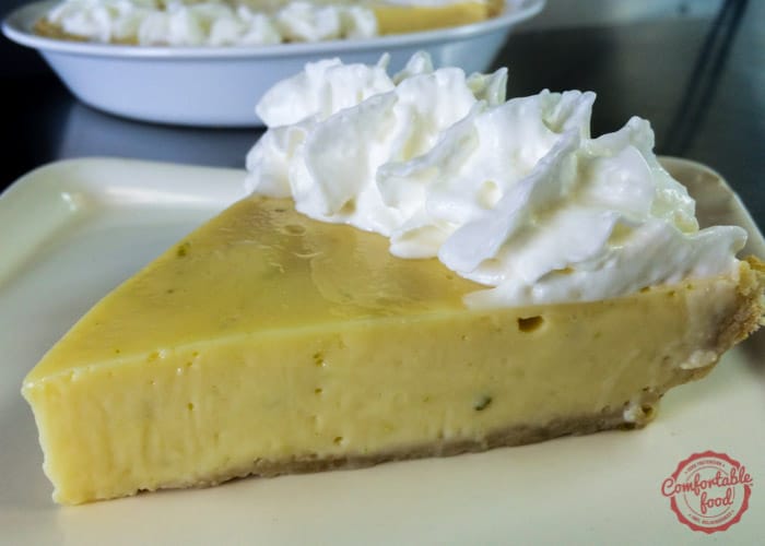 A recipe for the easiest, best key lime pie.