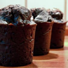 Very chocolatey brownie muffins1