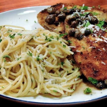 Light and flavorful, zesty eggplant piccata recipe.