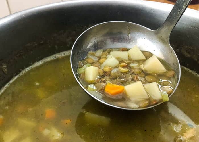 Simply Delicious Lentil Soup 1 A simple and delicious lentil soup recipe.
