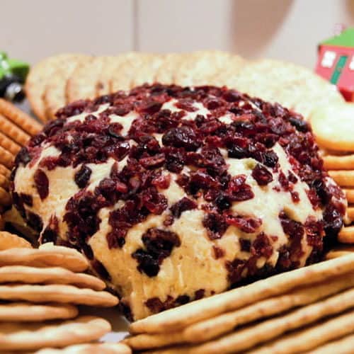 Cheddar and Cranberry Cheese Ball Comfortable Food