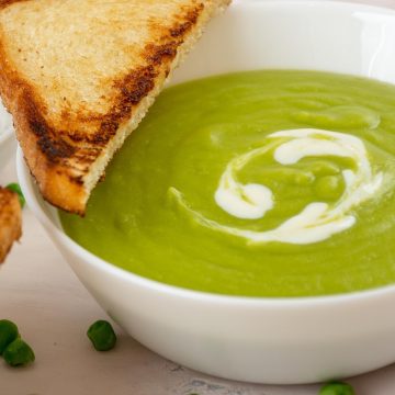 Absolutely delicious pea soup