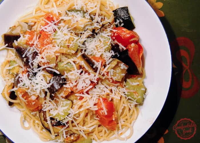 Pasta with Roasted Vegetables