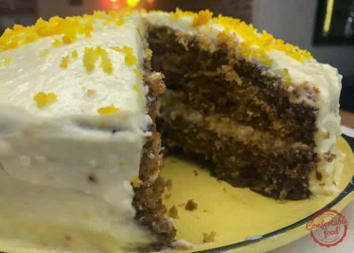 A recipe for the best carrot cake ever.