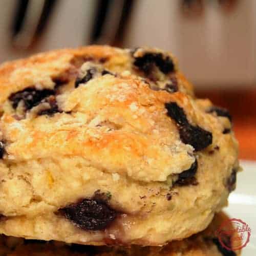 Blueberry Buttermilk Breakfast Biscuits 1 Blueberry buttermilk biscuit recipe.