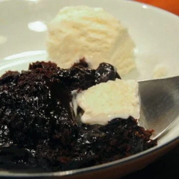 An easy chocolate pudding cake recipe.
