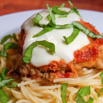 Easy to make Baked Chicken Parmesan recipe.