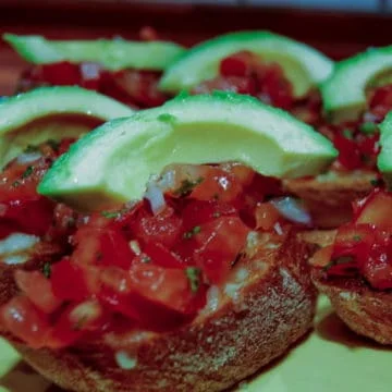 Mexican bruschetta