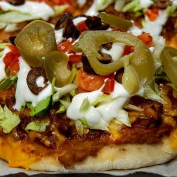 Indidvidual mexican pizzas