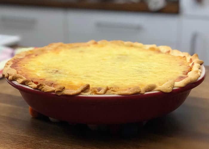 The Best Cheeseburger Pie 1 The best cheeseburger pie from comfortable food.