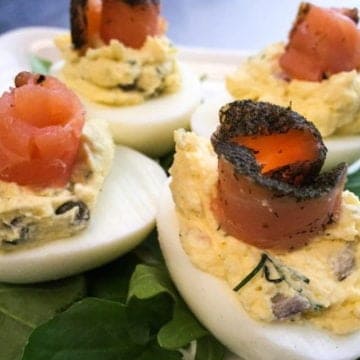 smoked salmon deviled eggs e1512142767997