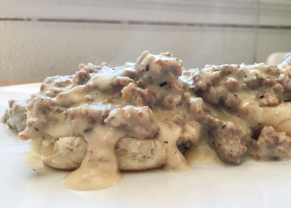 the best biscuits and gravy