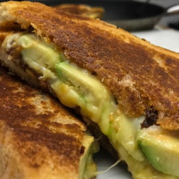 the ultimate grilled cheese sandwich with chipotle bacon and avocado WEBSITE