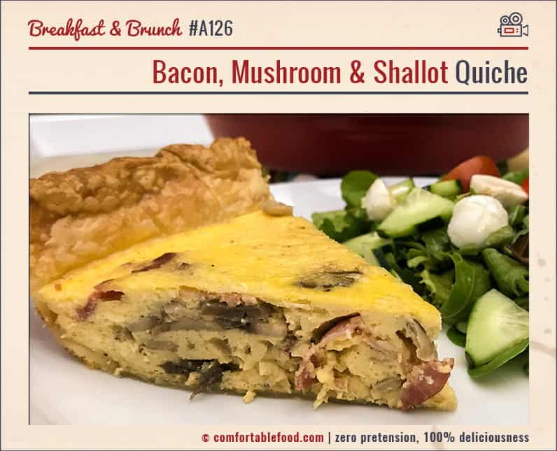 Spinach, Feta and Red Pepper Quiche Comfortable Food