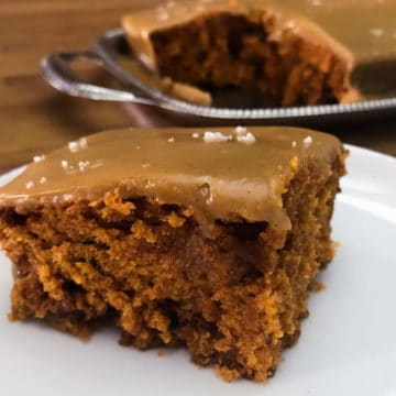 Tomato Soup Cake With Salted Caramel Icing 2 A recipe for tomato soup cake with caramel icing.