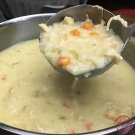 Greek Inspired Chicken Lemon Rice Soup With Video Comfortable Food