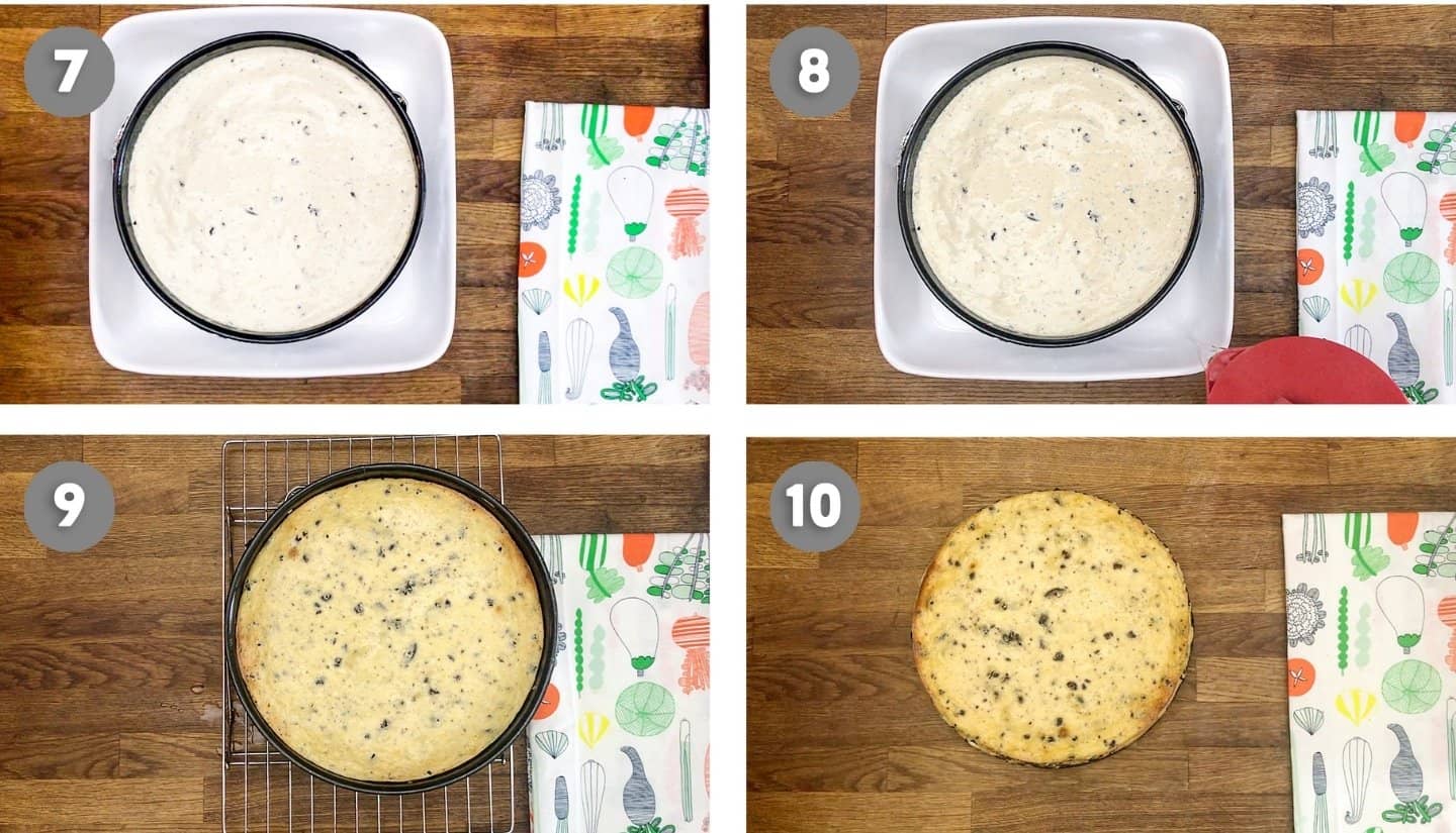 Oreo cheesecake step by step 6-10