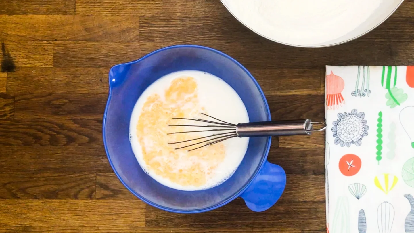 Mix of milk, beer, eggs