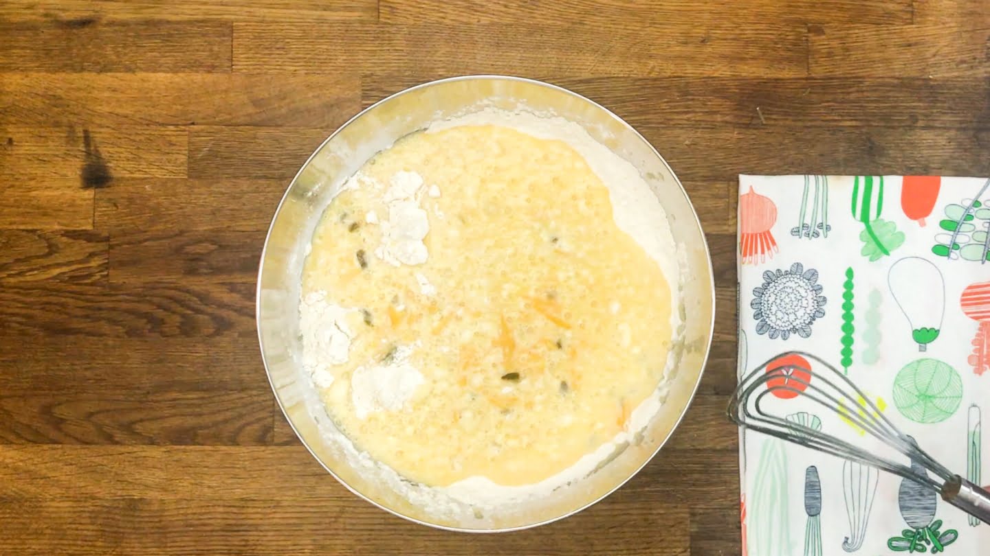 Mixing of batter