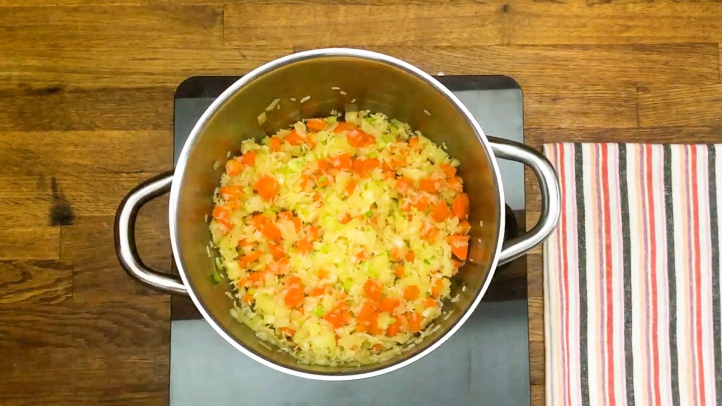 cooking vegetables