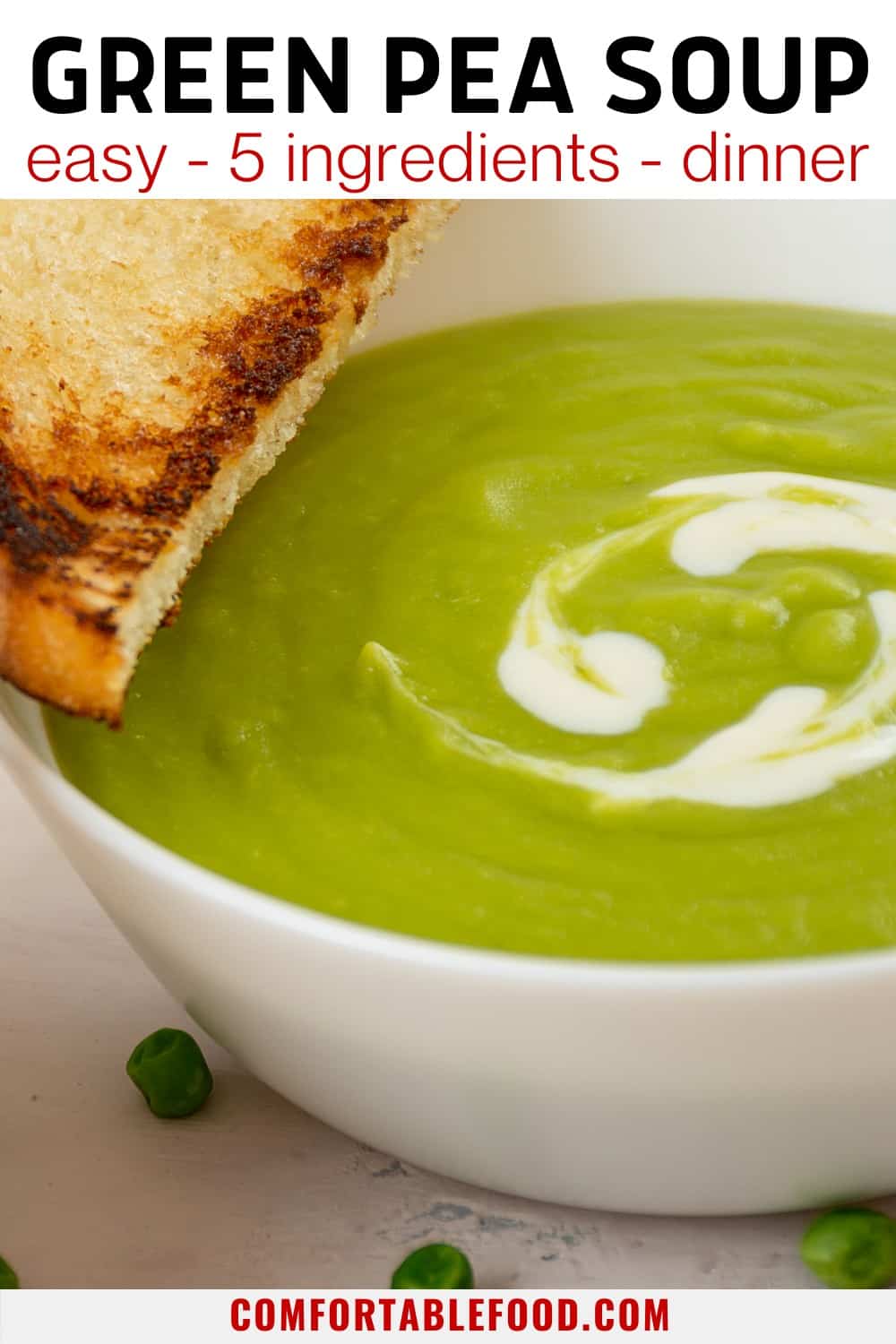 Green pea soup pin