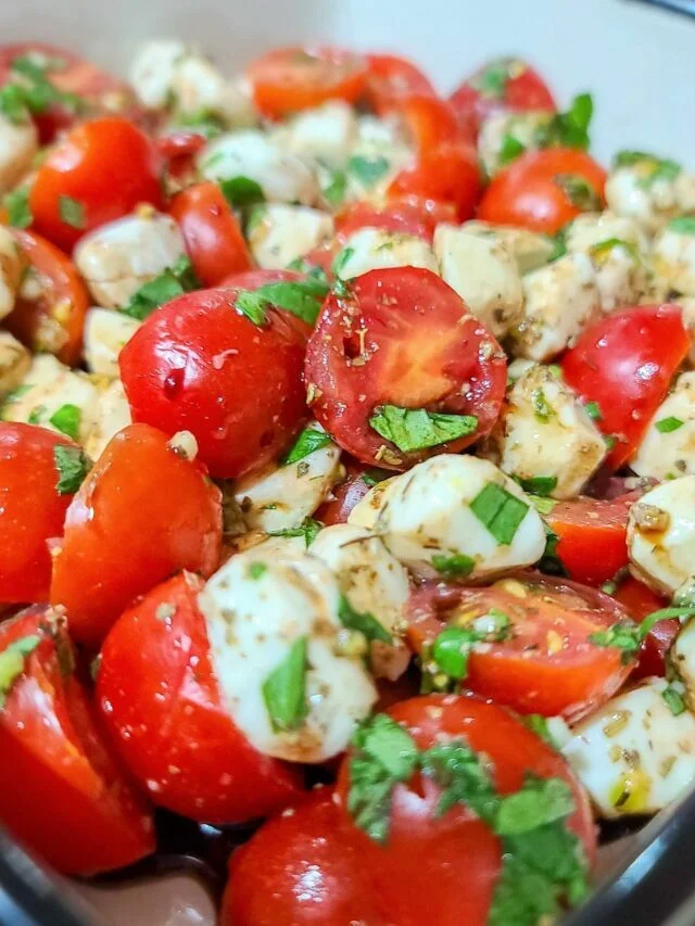 Tomato Basil Mozzarella Salad