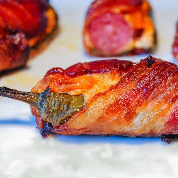 featured bacon wrapped jalapeño poppers