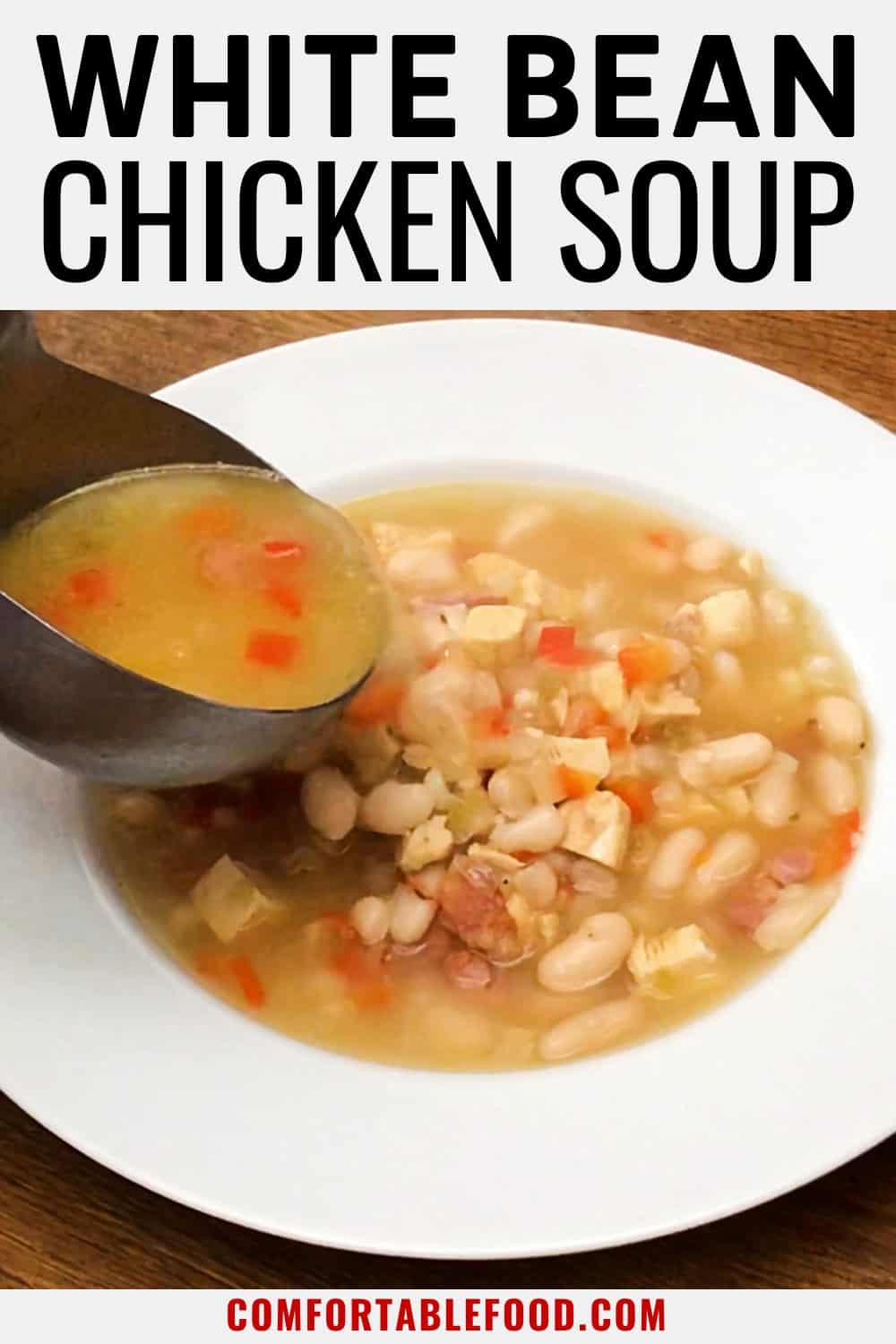 White bean chicken soup