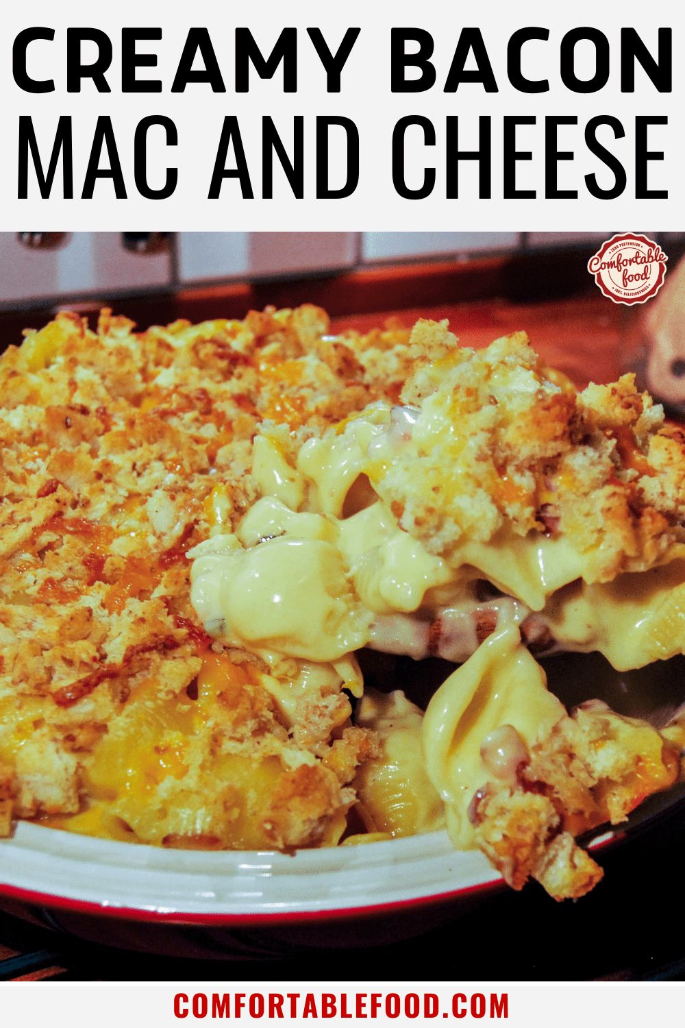 Creamy bacon mac and cheese