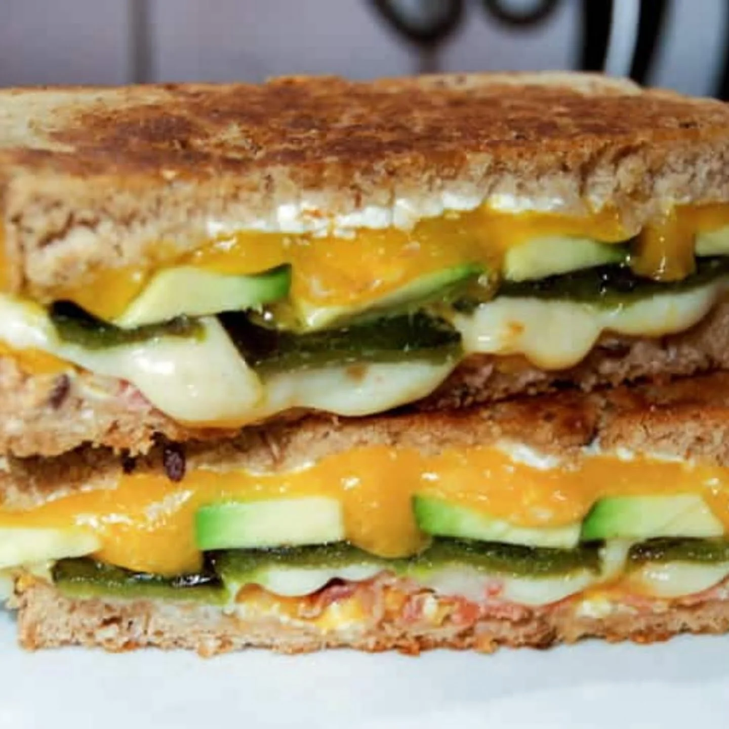 Jalapeno Popper Grilled Cheese Sandwich