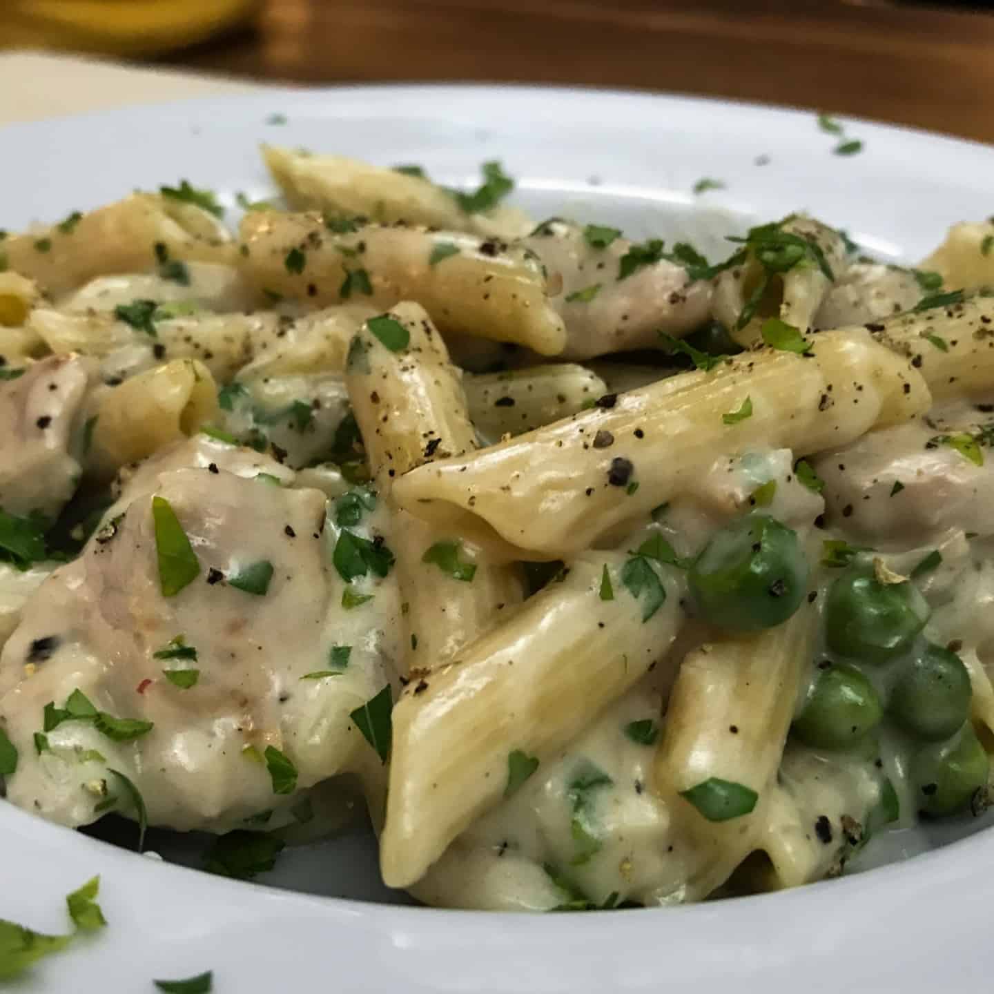 chicken alfredo pasta