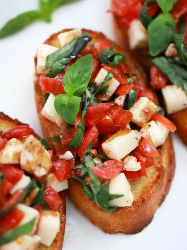 Bruschetta with Mozzarella