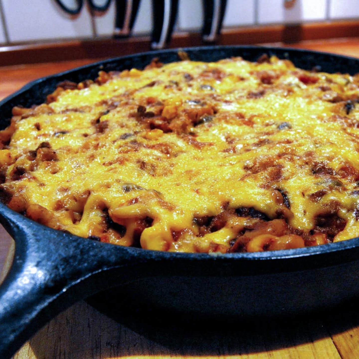 southwest chili mac skillet