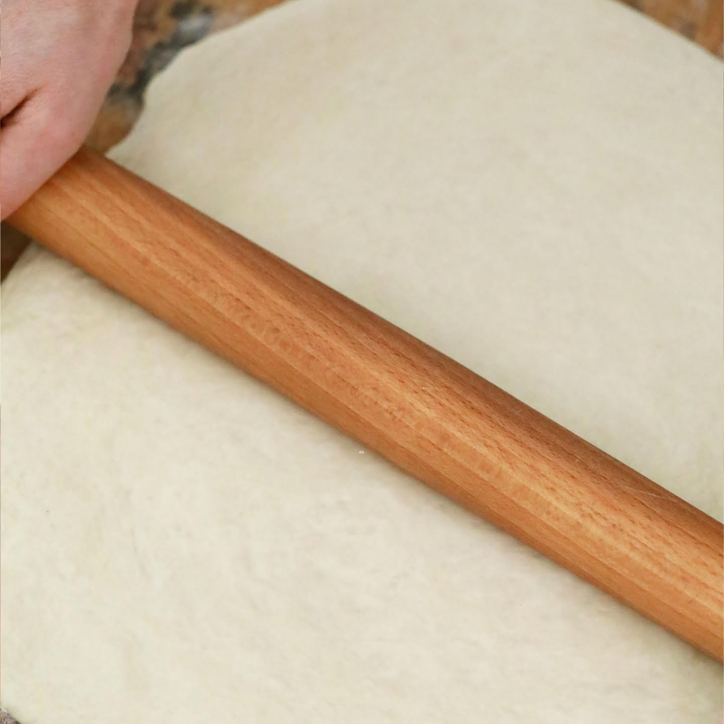 Rolling the dough