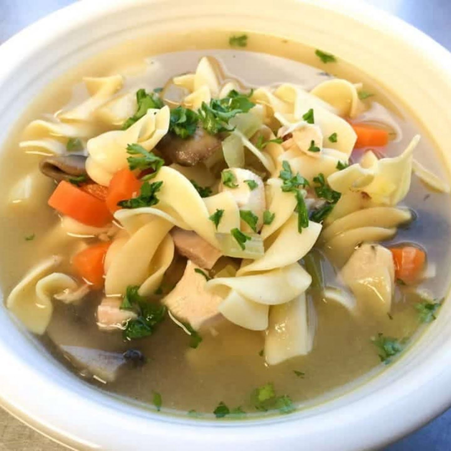 chicken noodle soup.