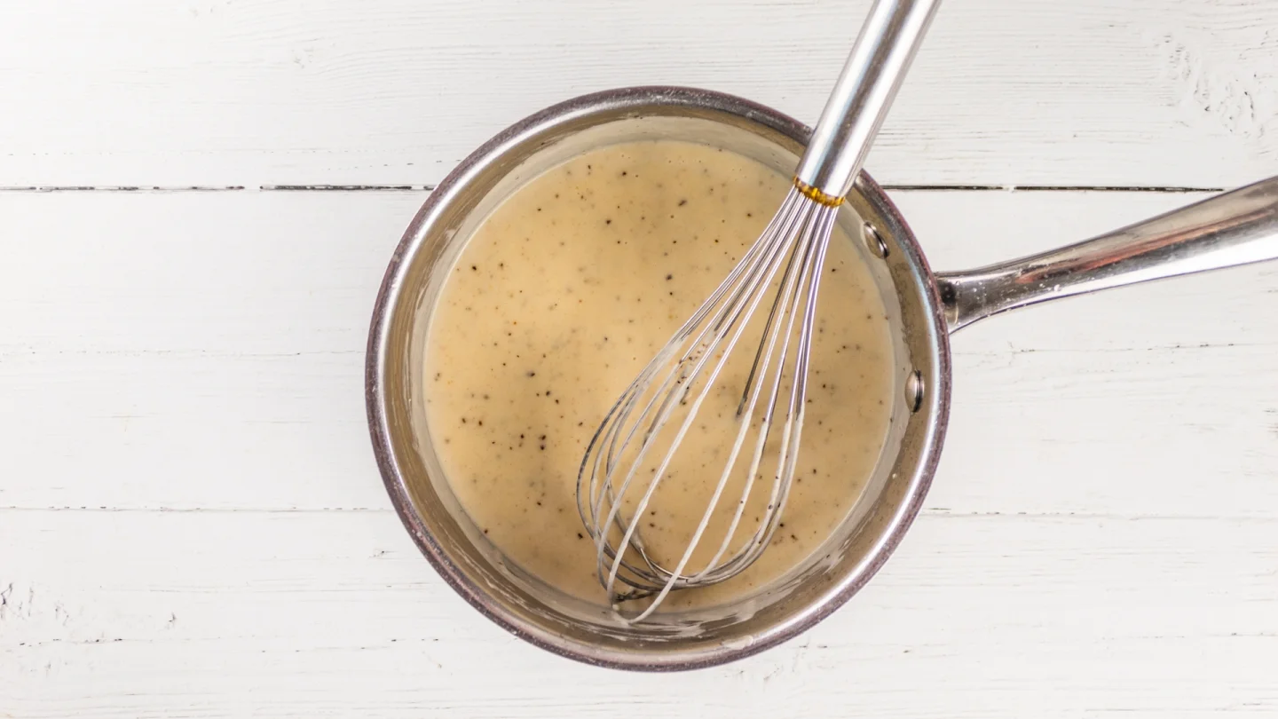 butter flour mixing