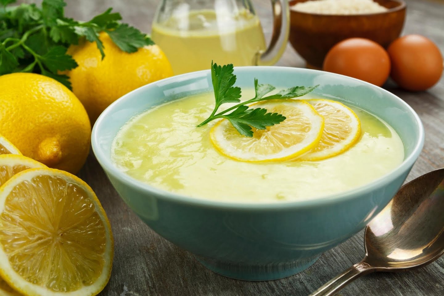 Limelemon wedges Soup toppings