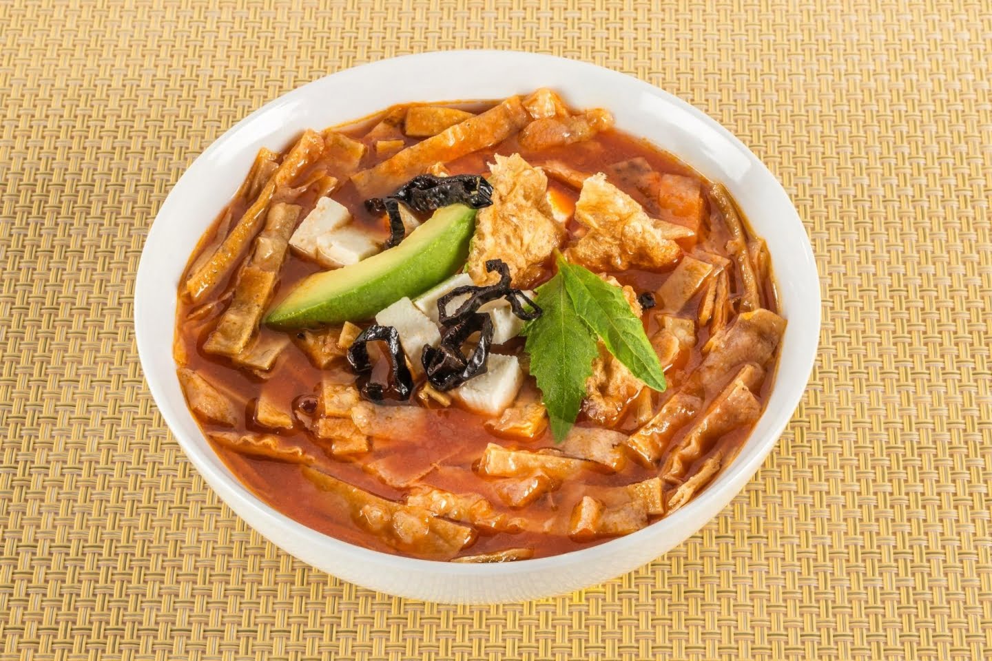 Tortilla soup toppings