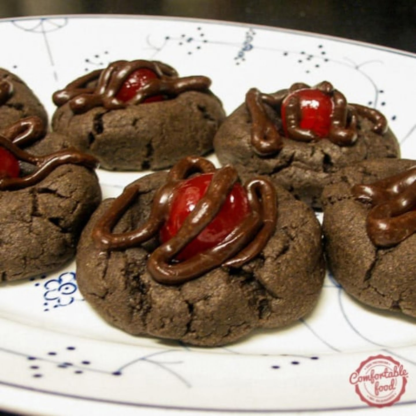 Chocolate Covered Cherry Cookies