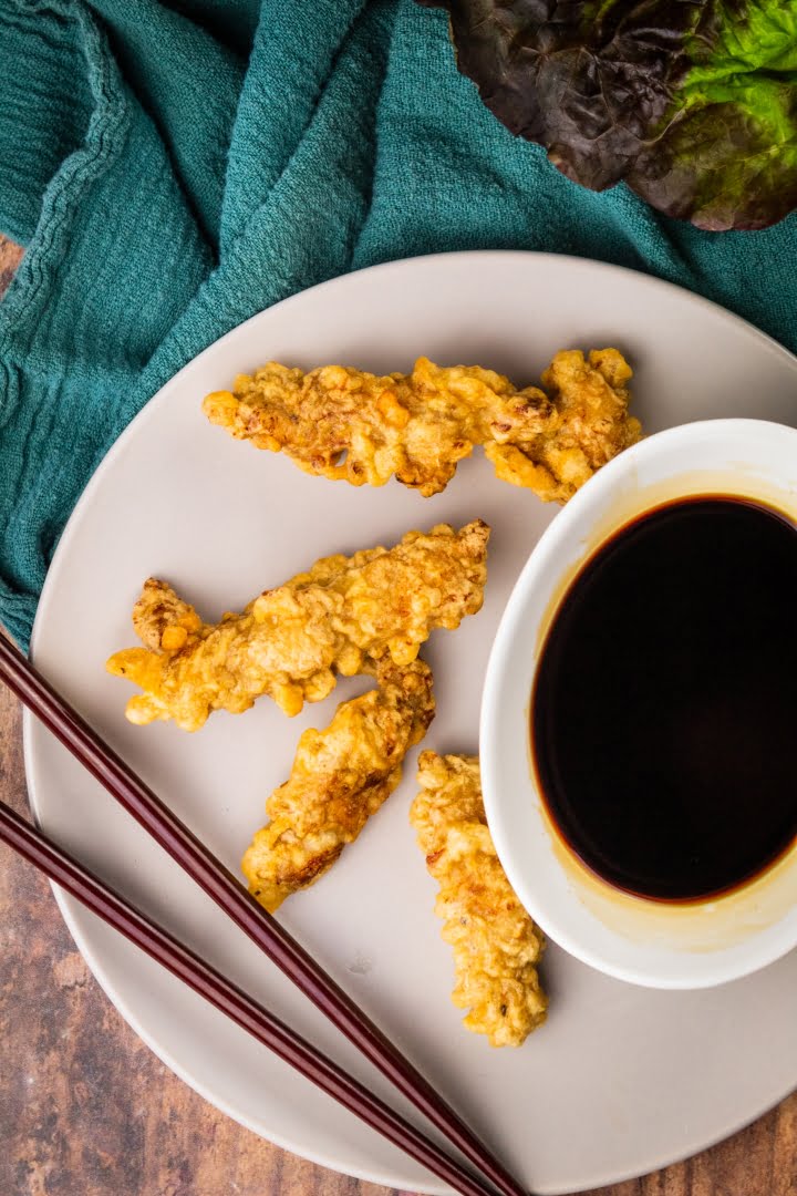 Homemade Chicken Tempura (Fried Chicken Fingers Style)