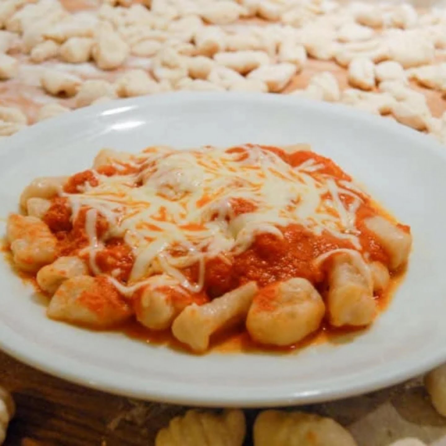 Homemade potato Gnocchi