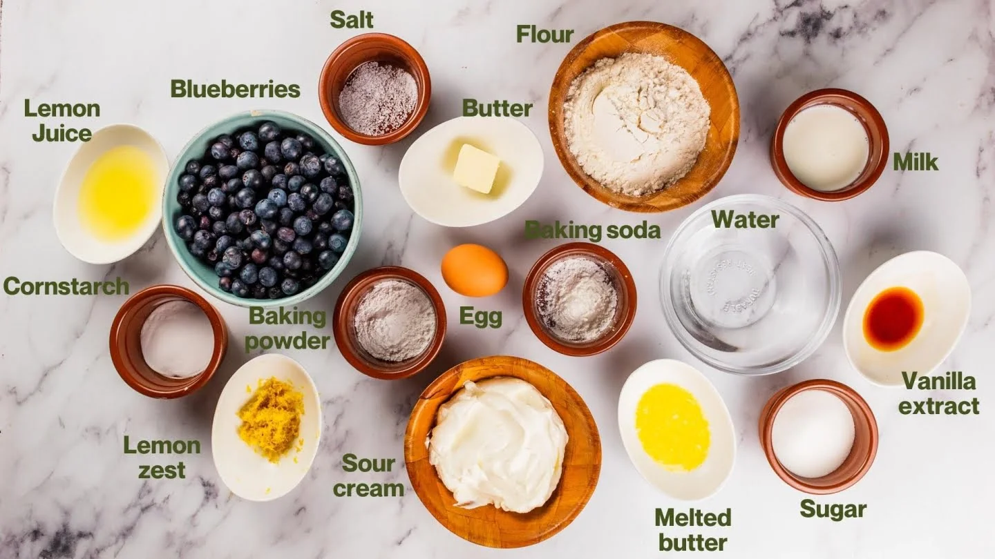 Sour Cream Pancakes - Ingredients