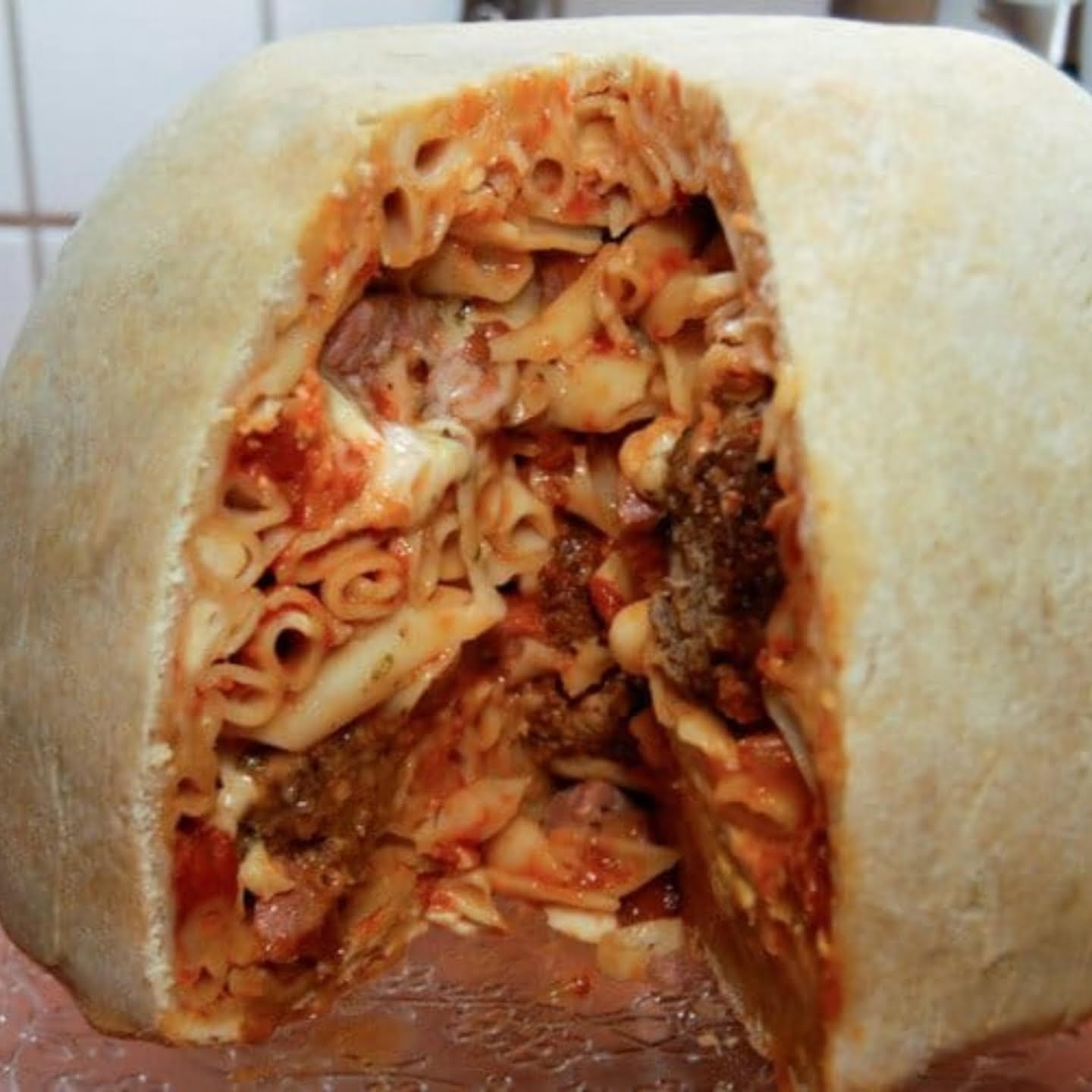 The Timpano pasta dome