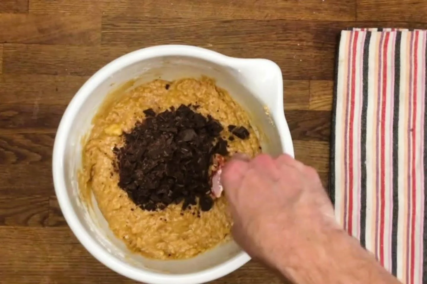 Addition of Chocolate Chip Cookies