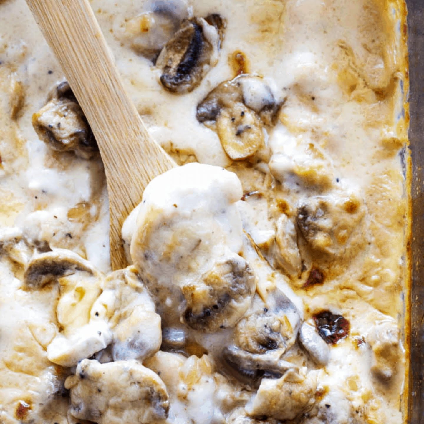 Creamy Chicken And Mushroom Casserole