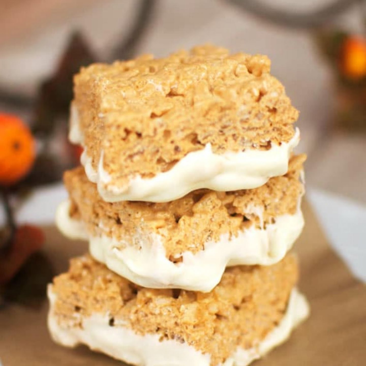 Pumpkin Spice Krispy Treats